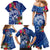 Guam Christmas Family Matching Mermaid Dress and Hawaiian Shirt Turtle Mix Tapa Felis Pasgua LT7 - Polynesian Pride