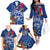 Guam Christmas Family Matching Off Shoulder Long Sleeve Dress and Hawaiian Shirt Turtle Mix Tapa Felis Pasgua LT7 - Polynesian Pride