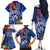 Guam Christmas Family Matching Off Shoulder Long Sleeve Dress and Hawaiian Shirt Turtle Mix Tapa Felis Pasgua LT7 - Polynesian Pride