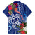 Guam Christmas Family Matching Off Shoulder Short Dress and Hawaiian Shirt Turtle Mix Tapa Felis Pasgua LT7 - Polynesian Pride