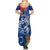 Guam Christmas Family Matching Summer Maxi Dress and Hawaiian Shirt Turtle Mix Tapa Felis Pasgua LT7 - Polynesian Pride