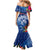 Guam Christmas Mermaid Dress Turtle Mix Tapa Felis Pasgua LT7 - Polynesian Pride