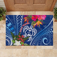Guam Christmas Rubber Doormat Turtle Mix Tapa Felis Pasgua LT7 - Polynesian Pride
