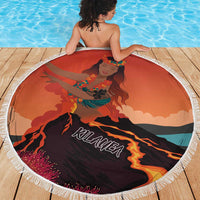 Hawaii Kilauea Volcano Beach Blanket Pele Goddess LT7 - Polynesian Pride