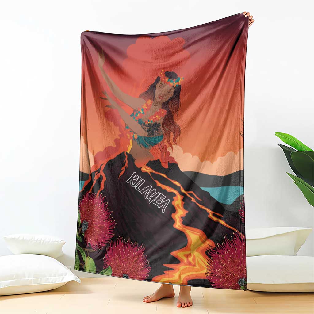 Hawaii Kilauea Volcano Blanket Pele Goddess LT7 - Polynesian Pride