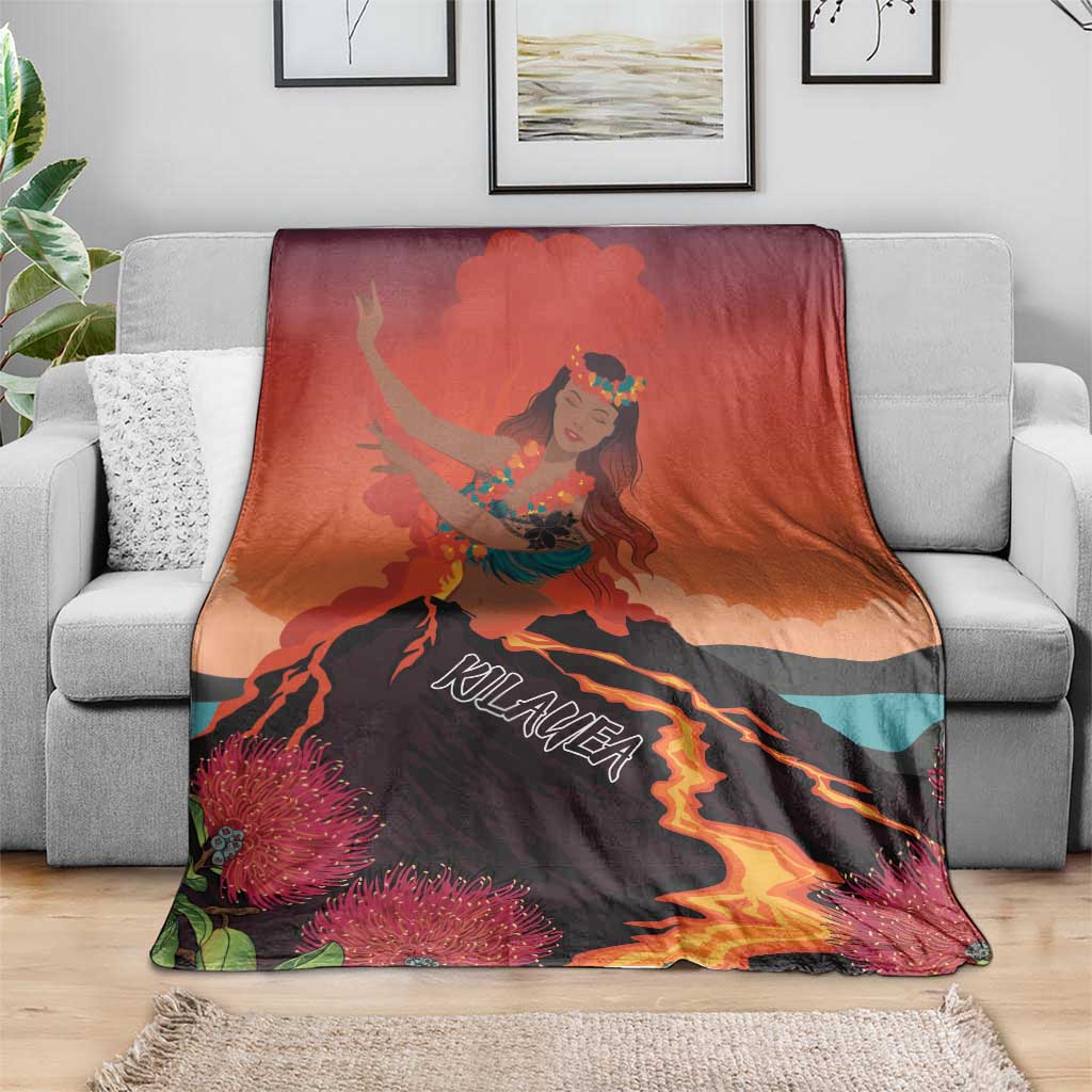 Hawaii Kilauea Volcano Blanket Pele Goddess LT7 - Polynesian Pride