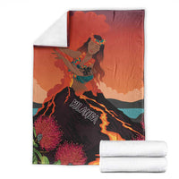 Hawaii Kilauea Volcano Blanket Pele Goddess LT7 - Polynesian Pride