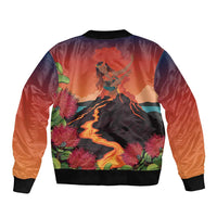 Hawaii Kilauea Volcano Bomber Jacket Pele Goddess