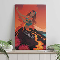 Hawaii Kilauea Volcano Canvas Wall Art Pele Goddess LT7 - Polynesian Pride