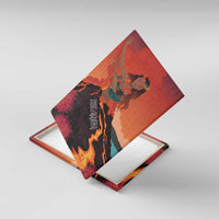 Hawaii Kilauea Volcano Canvas Wall Art Pele Goddess LT7 With Frame Colorful - Polynesian Pride