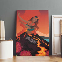 Hawaii Kilauea Volcano Canvas Wall Art Pele Goddess LT7 - Polynesian Pride