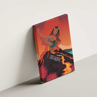 Hawaii Kilauea Volcano Canvas Wall Art Pele Goddess LT7 - Polynesian Pride