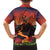 Hawaii Kilauea Volcano Family Matching Off The Shoulder Long Sleeve Dress and Hawaiian Shirt Pele Goddess