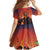 Hawaii Kilauea Volcano Family Matching Off Shoulder Maxi Dress and Hawaiian Shirt Pele Goddess