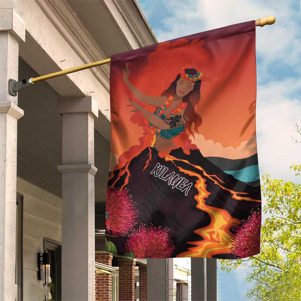 Hawaii Kilauea Volcano Garden Flag Pele Goddess LT7 House Flag Colorful - Polynesian Pride