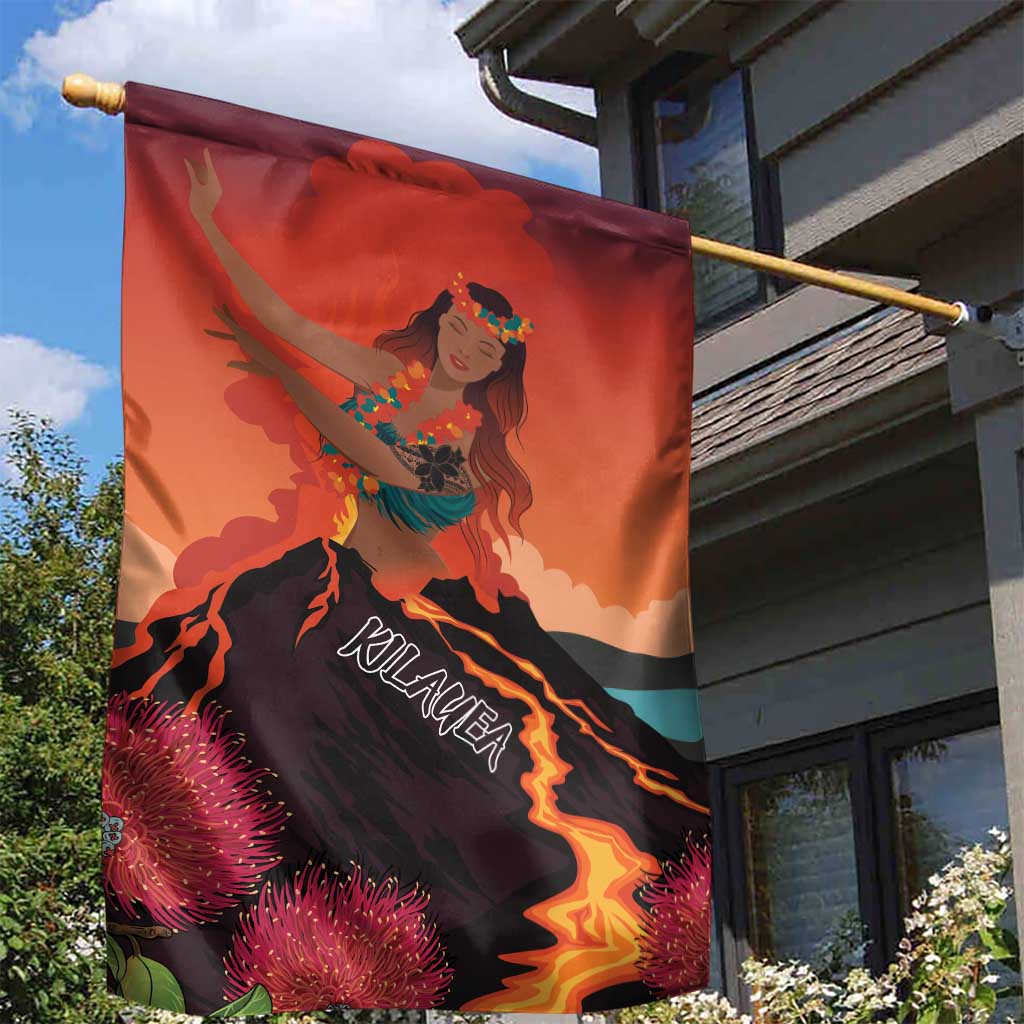 Hawaii Kilauea Volcano Garden Flag Pele Goddess LT7 - Polynesian Pride