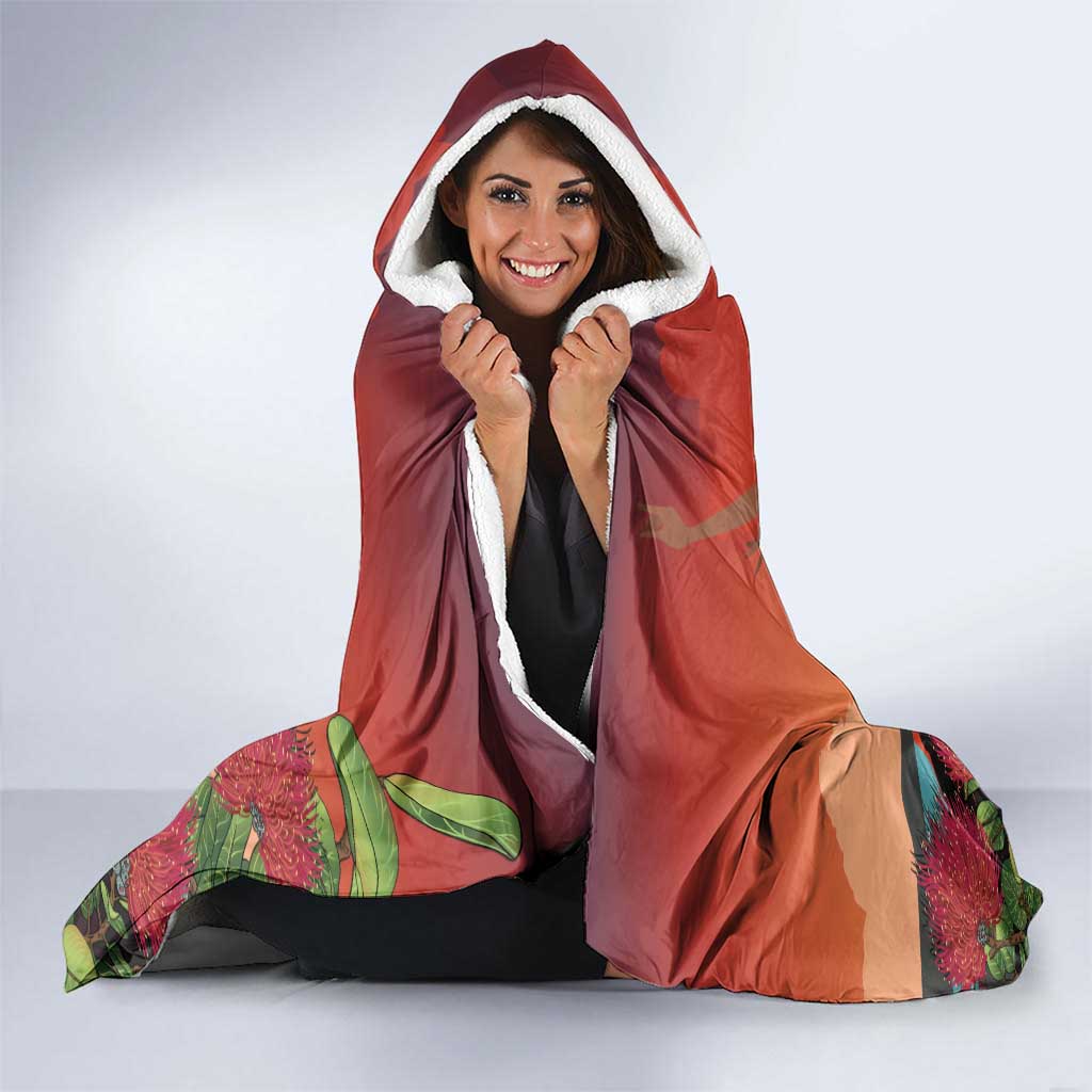 Hawaii Kilauea Volcano Hooded Blanket Pele Goddess LT7 - Polynesian Pride