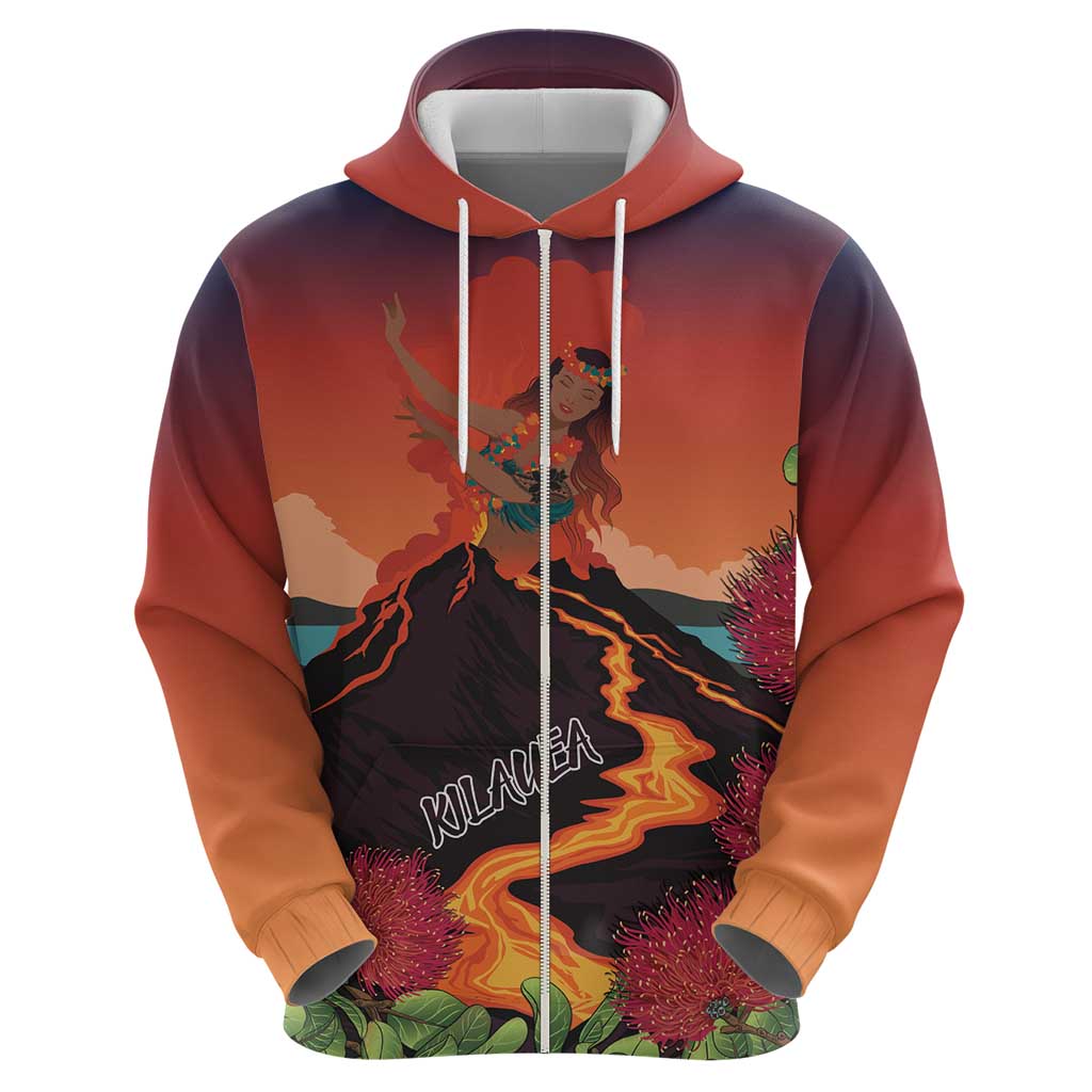 Hawaii Kilauea Volcano Hoodie Pele Goddess