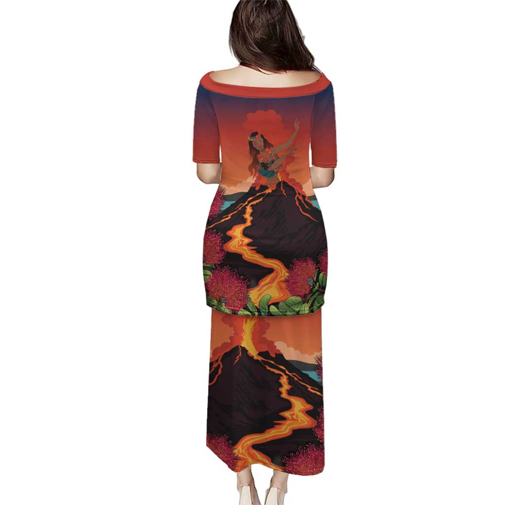 Hawaii Kilauea Volcano Puletasi Pele Goddess LT7 - Polynesian Pride