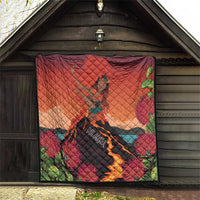 Hawaii Kilauea Volcano Quilt Pele Goddess