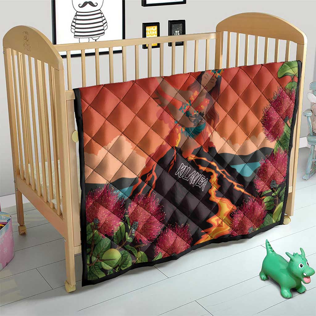 Hawaii Kilauea Volcano Quilt Pele Goddess