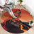 Hawaii Kilauea Volcano Round Carpet Pele Goddess