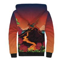 Hawaii Kilauea Volcano Sherpa Hoodie Pele Goddess LT7 - Polynesian Pride