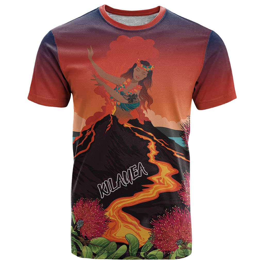 Hawaii Kilauea Volcano T Shirt Pele Goddess