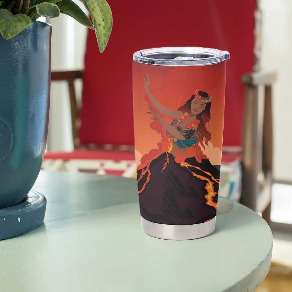 Hawaii Kilauea Volcano Tumbler Cup Pele Goddess
