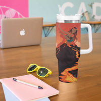 Hawaii Kilauea Volcano Tumbler With Handle Pele Goddess