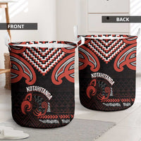 Maori Waitangi Laundry Basket Kotahitanga Poutama Mix Whakairo - Polynesian Pride
