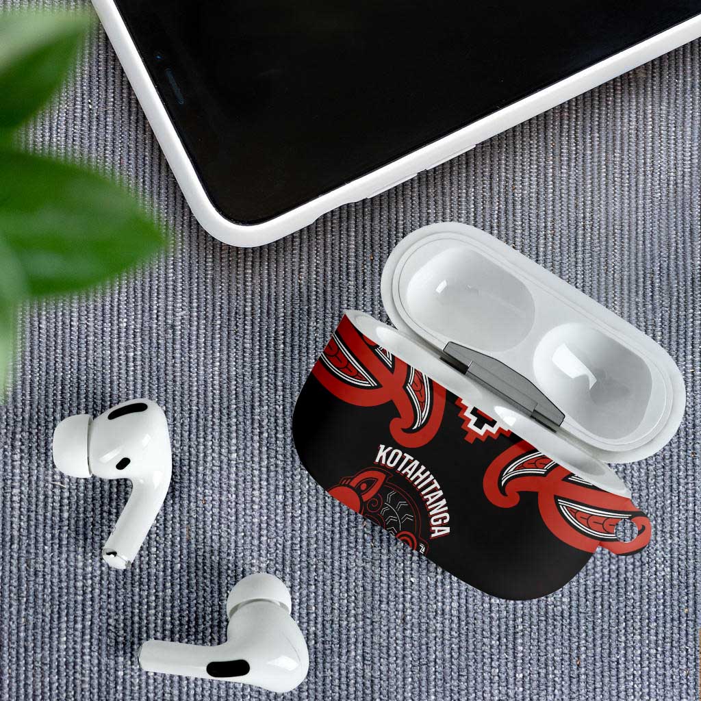 Maori Waitangi AirPods Case Kotahitanga Poutama Mix Whakairo - Polynesian Pride