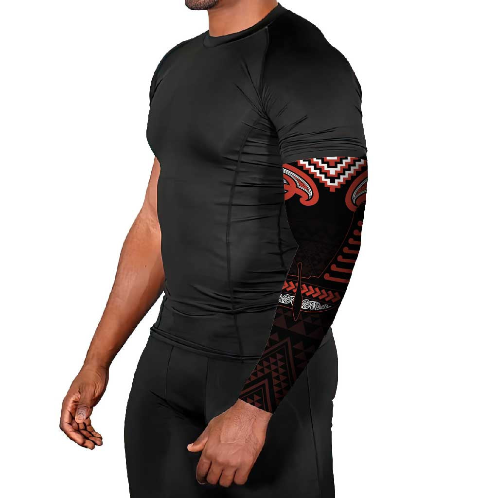 Maori Waitangi Arm Sleeves Kotahitanga Poutama Mix Whakairo - Polynesian Pride