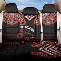 Maori Waitangi Back Car Seat Cover Kotahitanga Poutama Mix Whakairo - Polynesian Pride