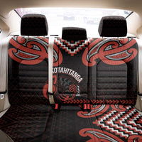 Maori Waitangi Back Car Seat Cover Kotahitanga Poutama Mix Whakairo - Polynesian Pride