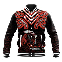 Maori Waitangi Baseball Jacket Kotahitanga Poutama Mix Whakairo - Polynesian Pride