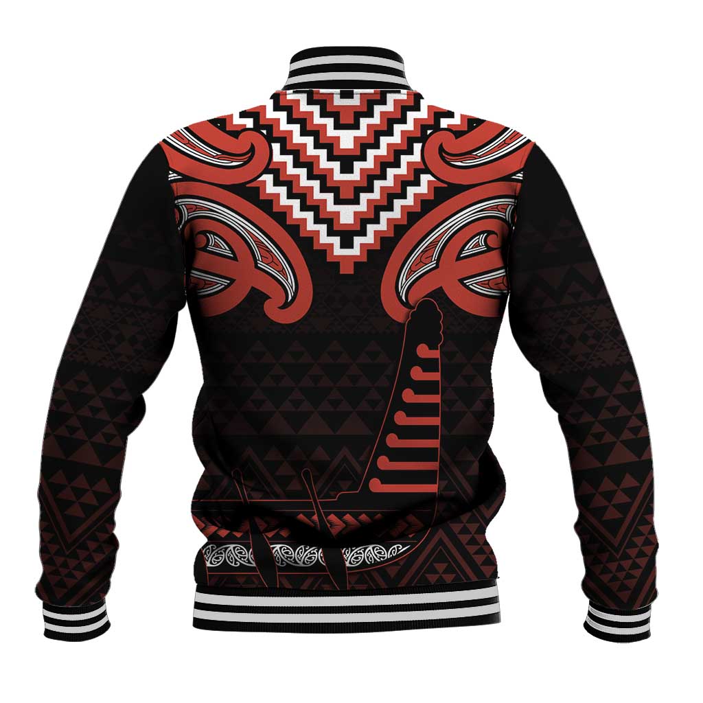 Maori Waitangi Baseball Jacket Kotahitanga Poutama Mix Whakairo - Polynesian Pride