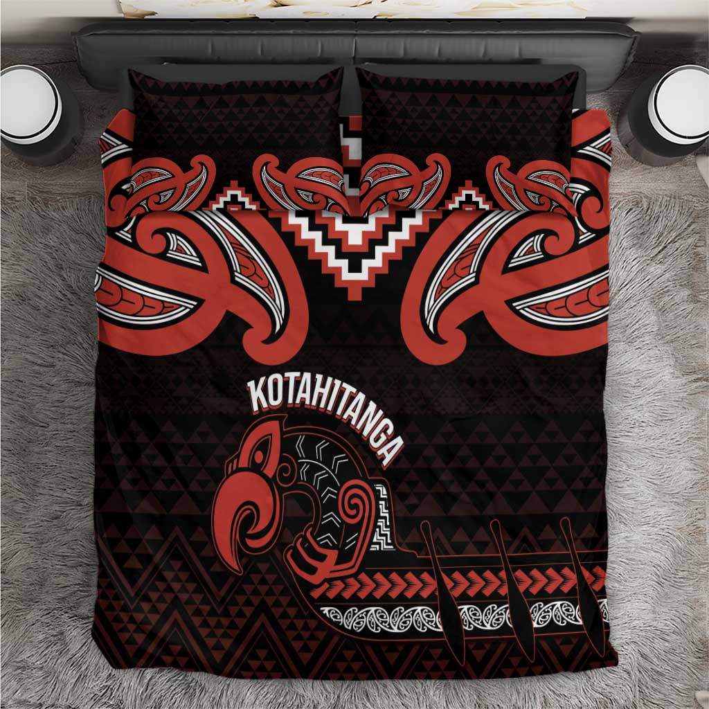 Maori Waitangi Bedding Set Kotahitanga Poutama Mix Whakairo - Polynesian Pride
