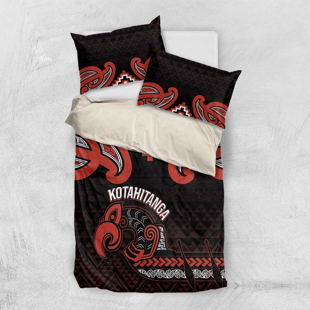Maori Waitangi Bedding Set Kotahitanga Poutama Mix Whakairo - Polynesian Pride