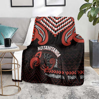 Maori Waitangi Blanket Kotahitanga Poutama Mix Whakairo - Polynesian Pride