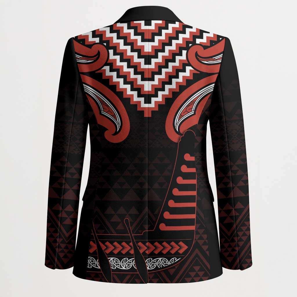 Maori Waitangi Blazer Kotahitanga Poutama Mix Whakairo - Polynesian Pride