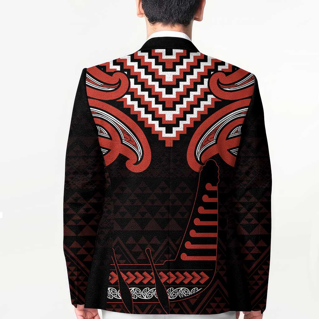 Maori Waitangi Blazer Kotahitanga Poutama Mix Whakairo - Polynesian Pride