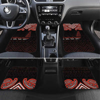 Maori Waitangi Car Mats Kotahitanga Poutama Mix Whakairo - Polynesian Pride