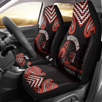 Maori Waitangi Car Seat Cover Kotahitanga Poutama Mix Whakairo - Polynesian Pride