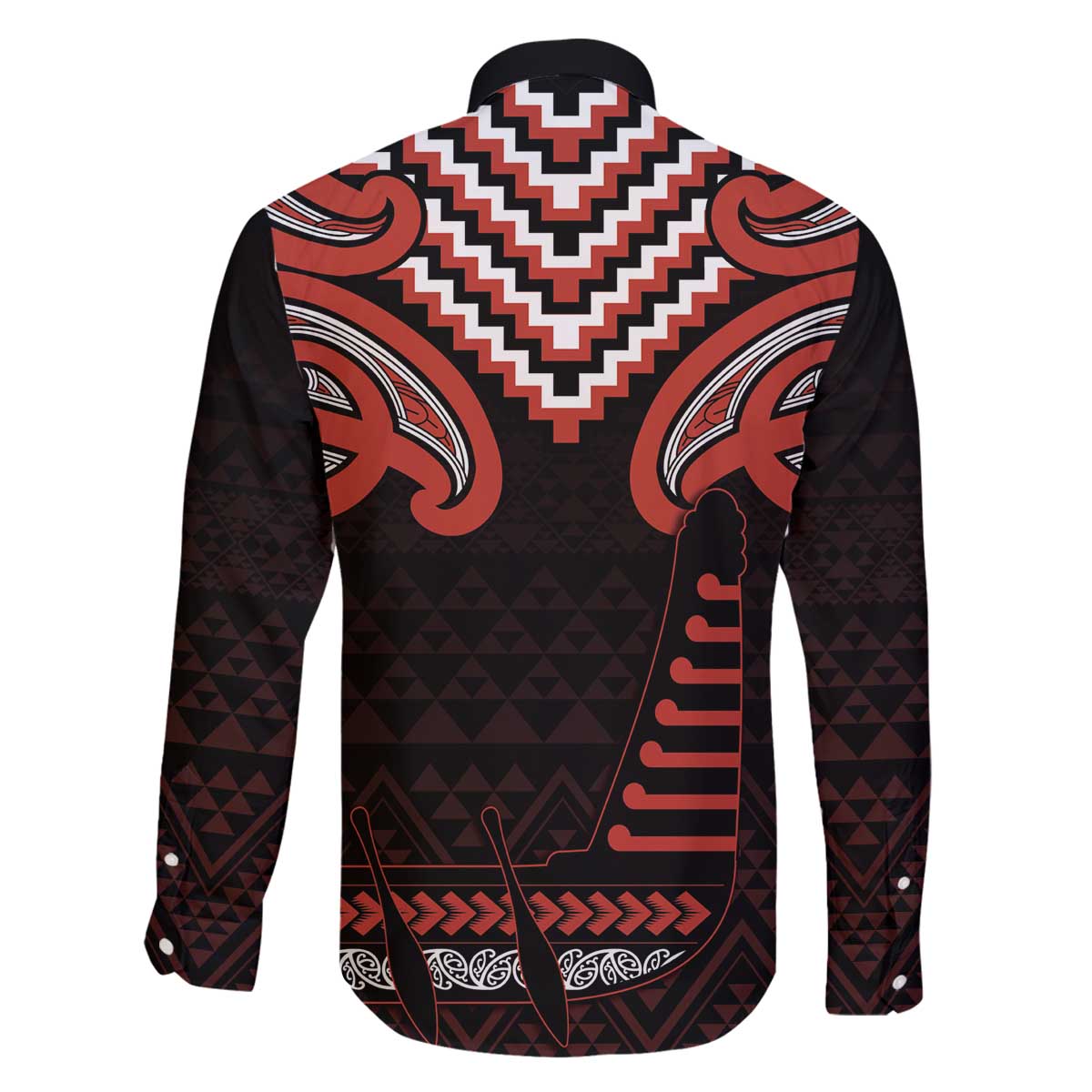 Maori Waitangi Family Matching Off The Shoulder Long Sleeve Dress and Hawaiian Shirt Kotahitanga Poutama Mix Whakairo - Polynesian Pride