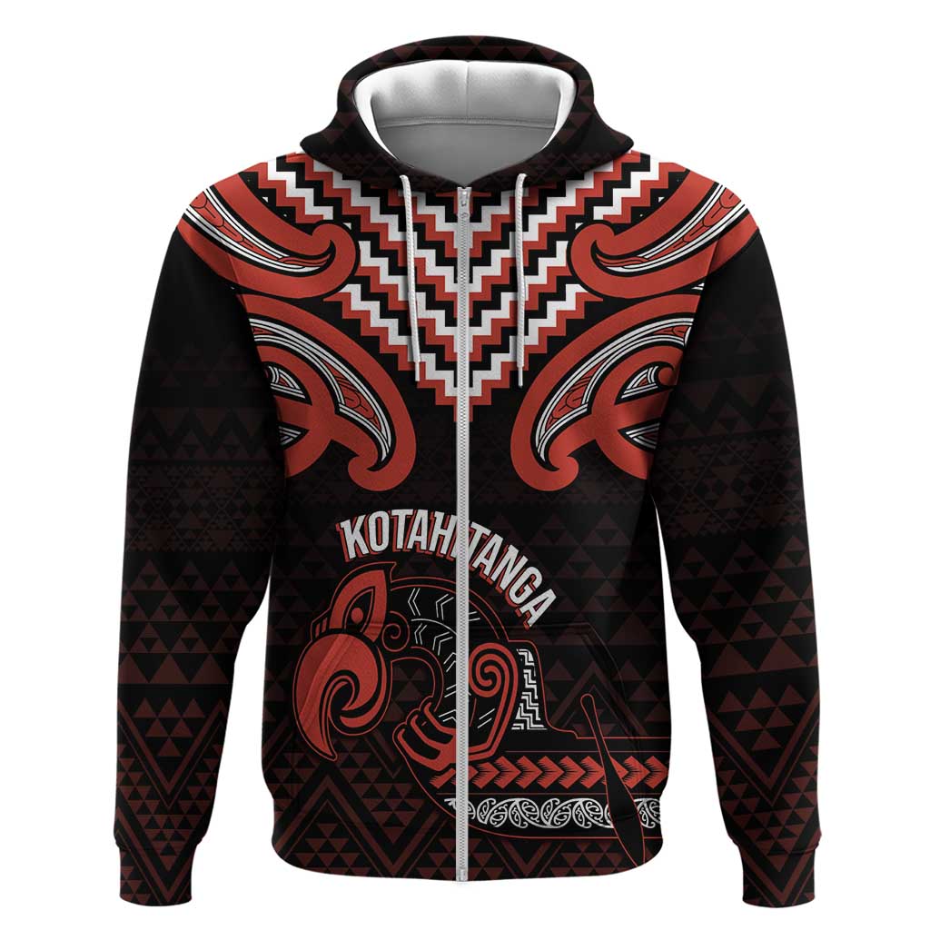 Maori Waitangi Hoodie Kotahitanga Poutama Mix Whakairo - Polynesian Pride