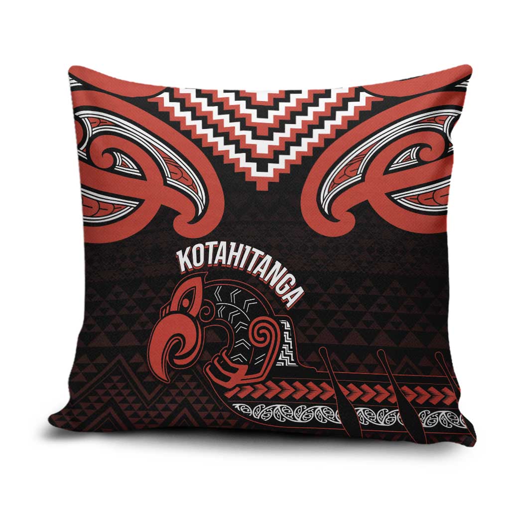 Maori Waitangi Pillow Cover Kotahitanga Poutama Mix Whakairo - Polynesian Pride