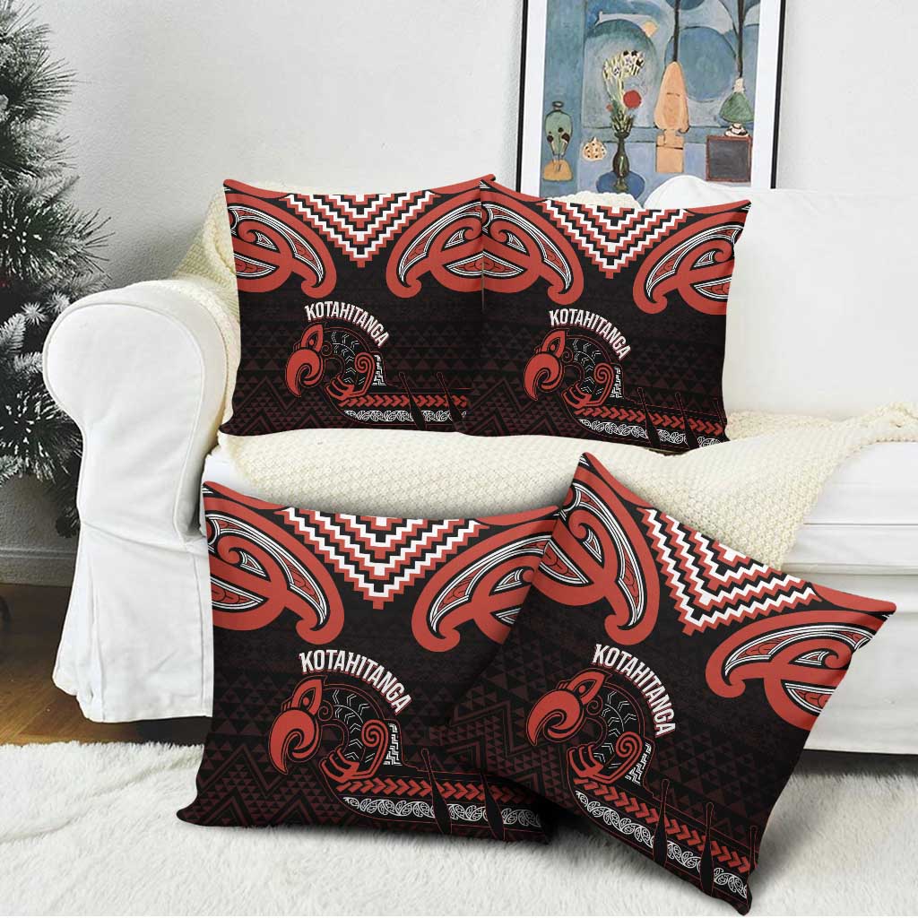 Maori Waitangi Pillow Cover Kotahitanga Poutama Mix Whakairo - Polynesian Pride