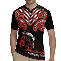 Maori Waitangi Rugby Jersey Kotahitanga Poutama Mix Whakairo - Polynesian Pride