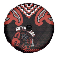 Maori Waitangi Spare Tire Cover Kotahitanga Poutama Mix Whakairo - Polynesian Pride